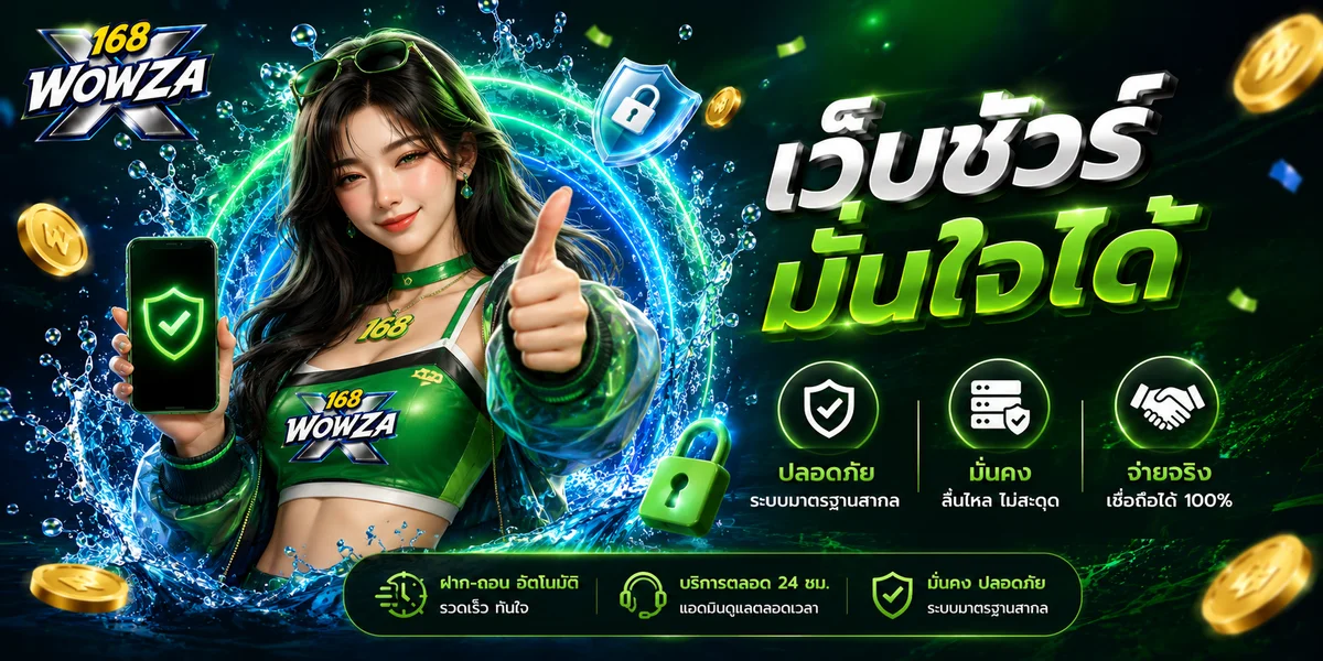 168WOWZAX ทางเข้าเว็บตรง บาคาร่า สล็อต ฝากถอนออโต้